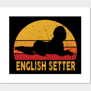 English Setter Vintage Posters and Art